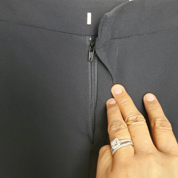 Sam Edelman  Scallop Grommet Casual Black Preppy Shorts Size 4 - Picture 4 of 9